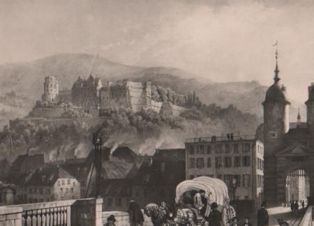 Heidelberg mit Brücke und Schloß - 1964 Heidelberg mit Brücke und Schloß - 1964