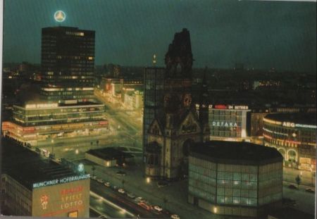 Berlin-Charlottenburg, Europa-Center - und Gedächtniskirche - ca. 1975 Berlin-Charlottenburg, Europa-Center - und Gedächtniskirche - ca. 1975