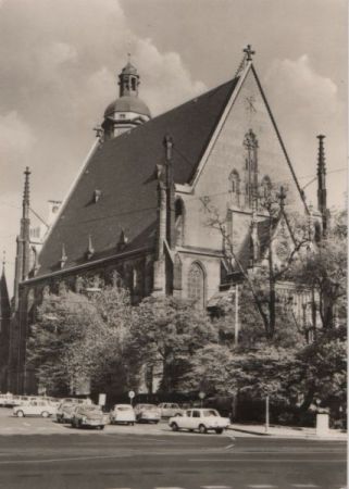 Leipzig - Thomaskirche - 1973 Leipzig - Thomaskirche - 1973