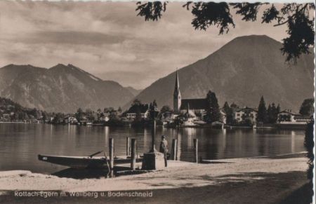 Rottach-Egern - mit Wallberg - 1954 Rottach-Egern - mit Wallberg - 1954