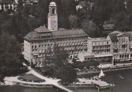 Lindau - Bad chachen - Hotel Luftbild - ca. 1955 Lindau - Bad chachen - Hotel Luftbild - ca. 1955