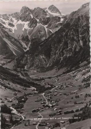 Österreich - Brand - mit Zirmenkopf - ca. 1965 Österreich - Brand - mit Zirmenkopf - ca. 1965