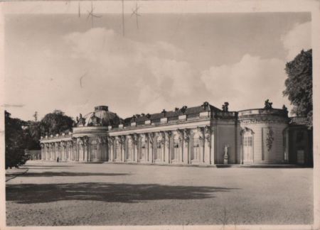 Potsdam, Sanssouci - Gartenseite - ca. 1950 Potsdam, Sanssouci - Gartenseite - ca. 1950