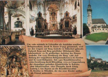 Kloster Andechs - ca. 1980 Kloster Andechs - ca. 1980