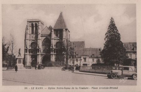 Frankreich - Le Mans - Eglise Notre-Dame - ca. 1940 Frankreich - Le Mans - Eglise Notre-Dame - ca. 1940