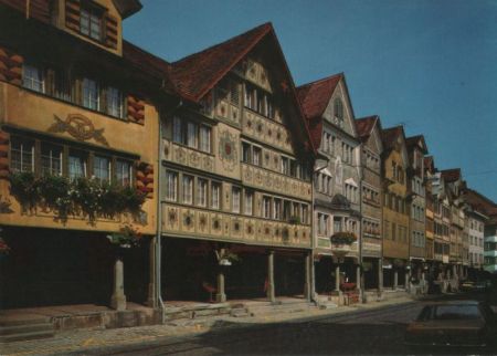 Schweiz - Altstätten - Marktgasse - ca. 1980 Schweiz - Altstätten - Marktgasse - ca. 1980