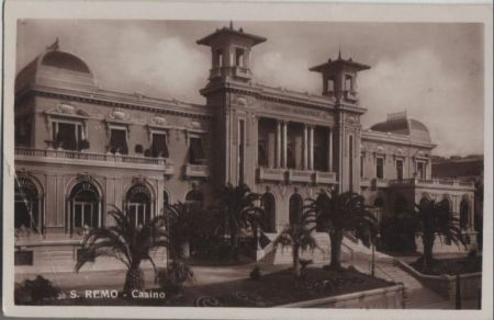 Italien - Sanremo - Casino - 1935 Italien - Sanremo - Casino - 1935