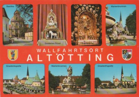 Altötting - u.a. Goldenes Rössl - ca. 1985 Altötting - u.a. Goldenes Rössl - ca. 1985