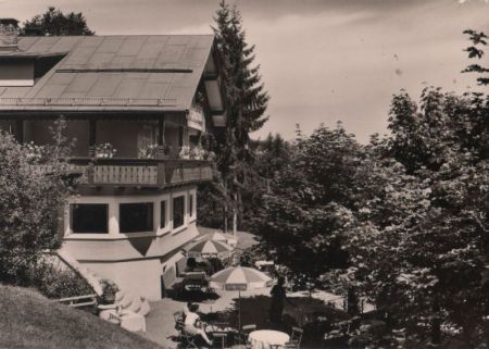 Oberstdorf - Pension Bergkristall - ca. 1965 Oberstdorf - Pension Bergkristall - ca. 1965