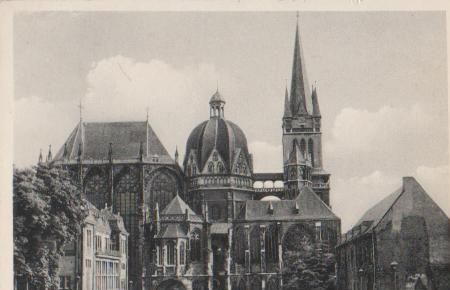 Aachen - Dom u. Katschhof - 1959 Aachen - Dom u. Katschhof - 1959