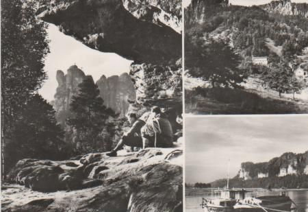 Königstein - Kurort Rathen - Sächs. Schweiz - ca. 1955 Königstein - Kurort Rathen - Sächs. Schweiz - ca. 1955