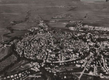 Nördlingen - Luftbild - ca. 1965 Nördlingen - Luftbild - ca. 1965