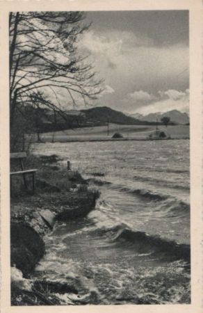 Wellen am Seeufer - ca. 1950 Wellen am Seeufer - ca. 1950