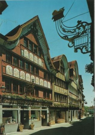 Schweiz - Appenzell - Hauptgasse - 1981 Schweiz - Appenzell - Hauptgasse - 1981