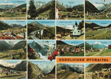 Österreich - Stubaital - u.a. Zuckerhütl - ca. 1975 Österreich - Stubaital - u.a. Zuckerhütl - ca. 1975