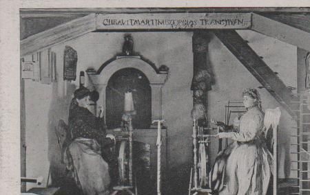 Spinnstube im Heimatmuseum Herrnhut - 1919 Spinnstube im Heimatmuseum Herrnhut - 1919