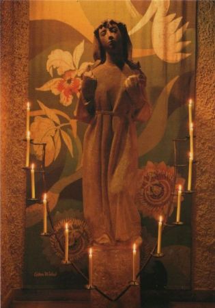 Schweiz - Windisch - Marienkirche, Madonna mit dem Schleier - ca. 1980 Schweiz - Windisch - Marienkirche, Madonna mit dem Schleier - ca. 1980