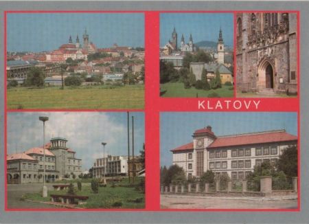 Tschechien - Klatovy - 4 Teilbilder - ca. 1975 Tschechien - Klatovy - 4 Teilbilder - ca. 1975