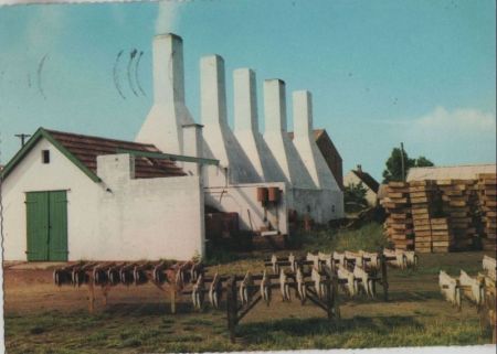 Dänemark - Bornholm - Snogebaek, Heringsräucherei - 1969 Dänemark - Bornholm - Snogebaek, Heringsräucherei - 1969