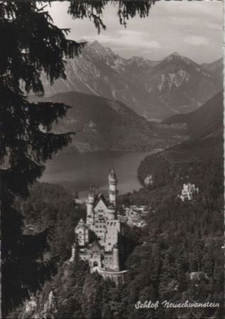 Schwangau Neuschwanstein - mit Alpsee - 1967 Schwangau Neuschwanstein - mit Alpsee - 1967