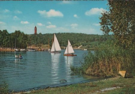 Berlin, Havel - mit Grunewaldturm - 1964 Berlin, Havel - mit Grunewaldturm - 1964