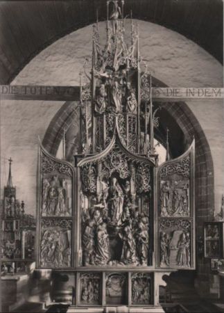 Creglingen - Marienaltar in Herrgottskirche - ca. 1960 Creglingen - Marienaltar in Herrgottskirche - ca. 1960