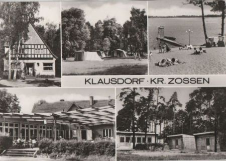 Am Mellensee-Klausdorf - 5 Teilbilder - ca. 1980 Am Mellensee-Klausdorf - 5 Teilbilder - ca. 1980