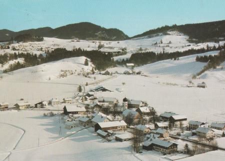 Maierhöfen im Schnee - Luftbild - 1979 Maierhöfen im Schnee - Luftbild - 1979