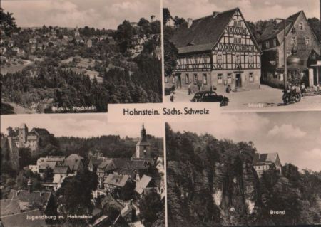Hohnstein - u.a. Markt - 1964 Hohnstein - u.a. Markt - 1964