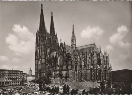 Köln - Dom-Südseite - 1959 Köln - Dom-Südseite - 1959