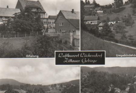 Oybin - Erholung, Umgebindehäuser - 1972 Oybin - Erholung, Umgebindehäuser - 1972