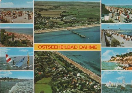 Dahme - 10 Teilbilder - ca. 1980 Dahme - 10 Teilbilder - ca. 1980