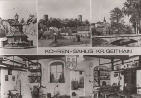 Kohren-Sahlis - u.a. Töpferbrunnen - 1980 Kohren-Sahlis - u.a. Töpferbrunnen - 1980