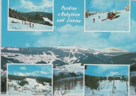 Tschechien - Rokytnice nad Jizerou - mit 5 Bildern - ca. 1975 Tschechien - Rokytnice nad Jizerou - mit 5 Bildern - ca. 1975