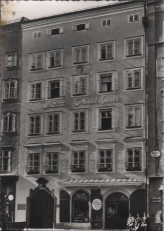 Österreich - Salzburg - Mozarts Geburtshaus - ca. 1960 Österreich - Salzburg - Mozarts Geburtshaus - ca. 1960