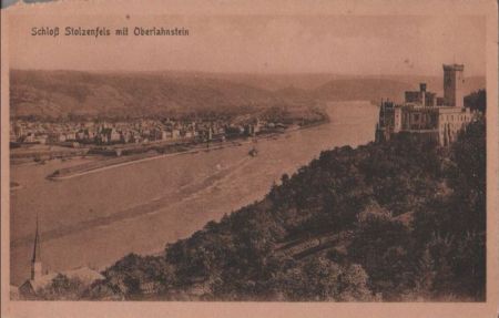 Koblenz, Schloß Stolzenfels - ca. 1935 Koblenz, Schloß Stolzenfels - ca. 1935