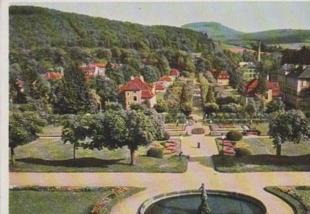 Bad Brückenau - Blick vom Fürstenhof - ca. 1965 Bad Brückenau - Blick vom Fürstenhof - ca. 1965