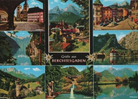 Berchtesgaden - u.a. Marktplatz - ca. 1980 Berchtesgaden - u.a. Marktplatz - ca. 1980