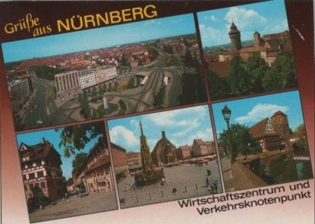 Nürnberg - Wirtschaftszentrum - ca. 1980 Nürnberg - Wirtschaftszentrum - ca. 1980