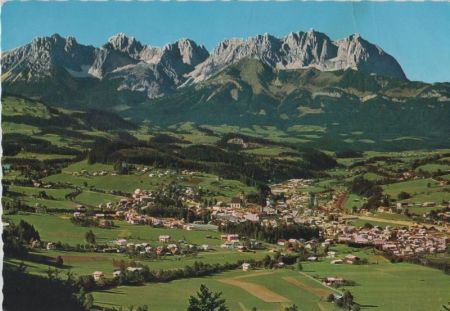 Österreich - Kitzbühel - mit Wildem Kaiser - 1970 Österreich - Kitzbühel - mit Wildem Kaiser - 1970