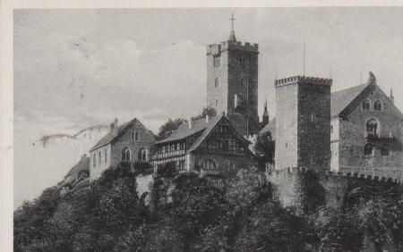 Eisenach - Wartburg v. Süd-West - 1936 Eisenach - Wartburg v. Süd-West - 1936