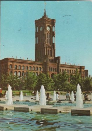 Berlin-Mitte, Rotes Rathaus - 1980 Berlin-Mitte, Rotes Rathaus - 1980