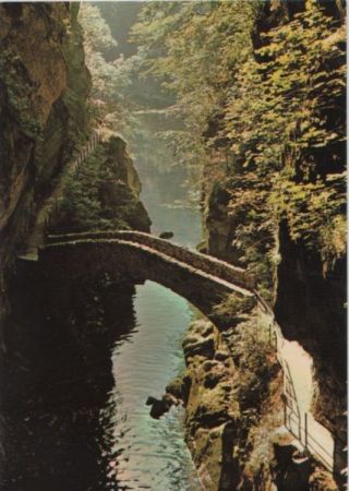 Schweiz - Areuse - Gorges, le Saut-de-Brot - ca. 1980 Schweiz - Areuse - Gorges, le Saut-de-Brot - ca. 1980