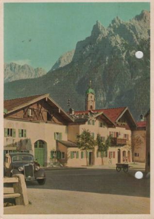 Mittenwald - Dorfpartie im Gries - ca. 1960 Mittenwald - Dorfpartie im Gries - ca. 1960
