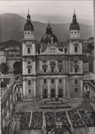 Österreich - Salzburg - Dom und Jedermann-Festspiel - ca. 1965 Österreich - Salzburg - Dom und Jedermann-Festspiel - ca. 1965