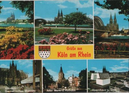 Köln - u.a. Alter Markt und Rathaus - 1990 Köln - u.a. Alter Markt und Rathaus - 1990