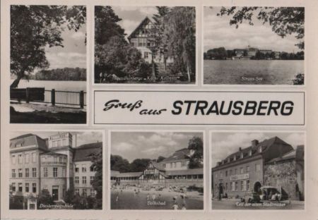 Strausberg - u.a. Straus-See - 1961 Strausberg - u.a. Straus-See - 1961