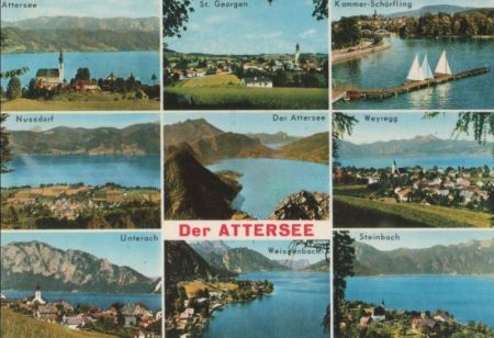 Österreich - Attersee - ca. 1980 Österreich - Attersee - ca. 1980