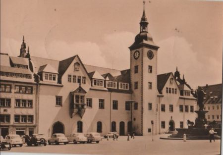 Freiberg - Obermarkt - 1964 Freiberg - Obermarkt - 1964