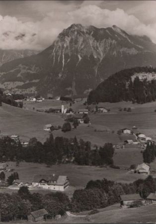 Oberstdorf-Tiefenbach - mit Entschenkopf - 1957 Oberstdorf-Tiefenbach - mit Entschenkopf - 1957